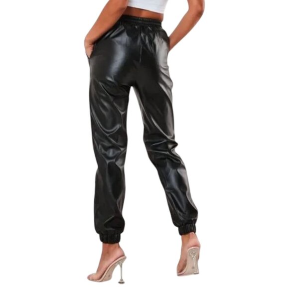 Victoria Secret Sport Faux Leather Joggers Women’s Size XS (loose fit) - Picture 7 of 15